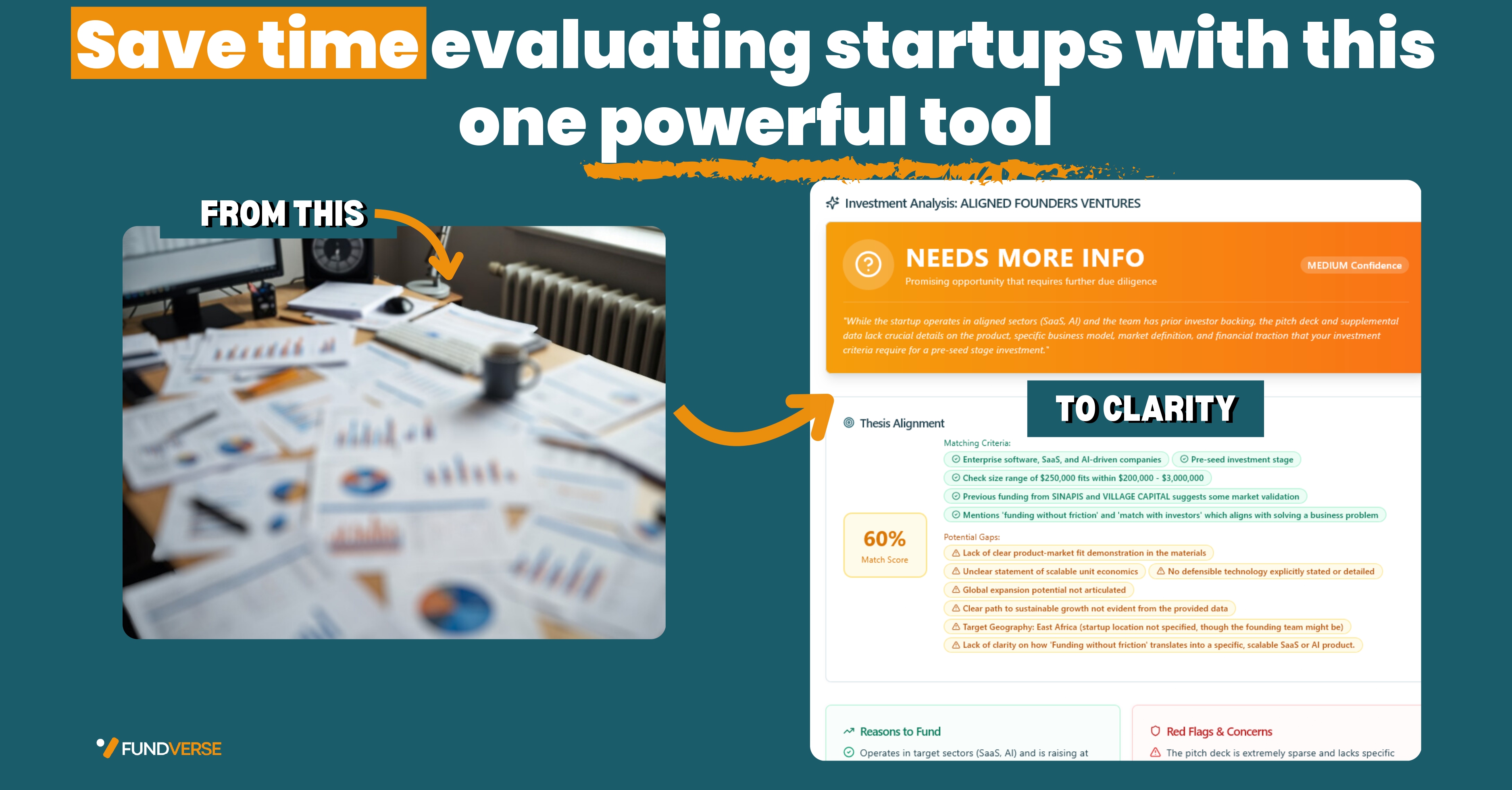 Modern startup fundraising platform dashboard showing investor connections
