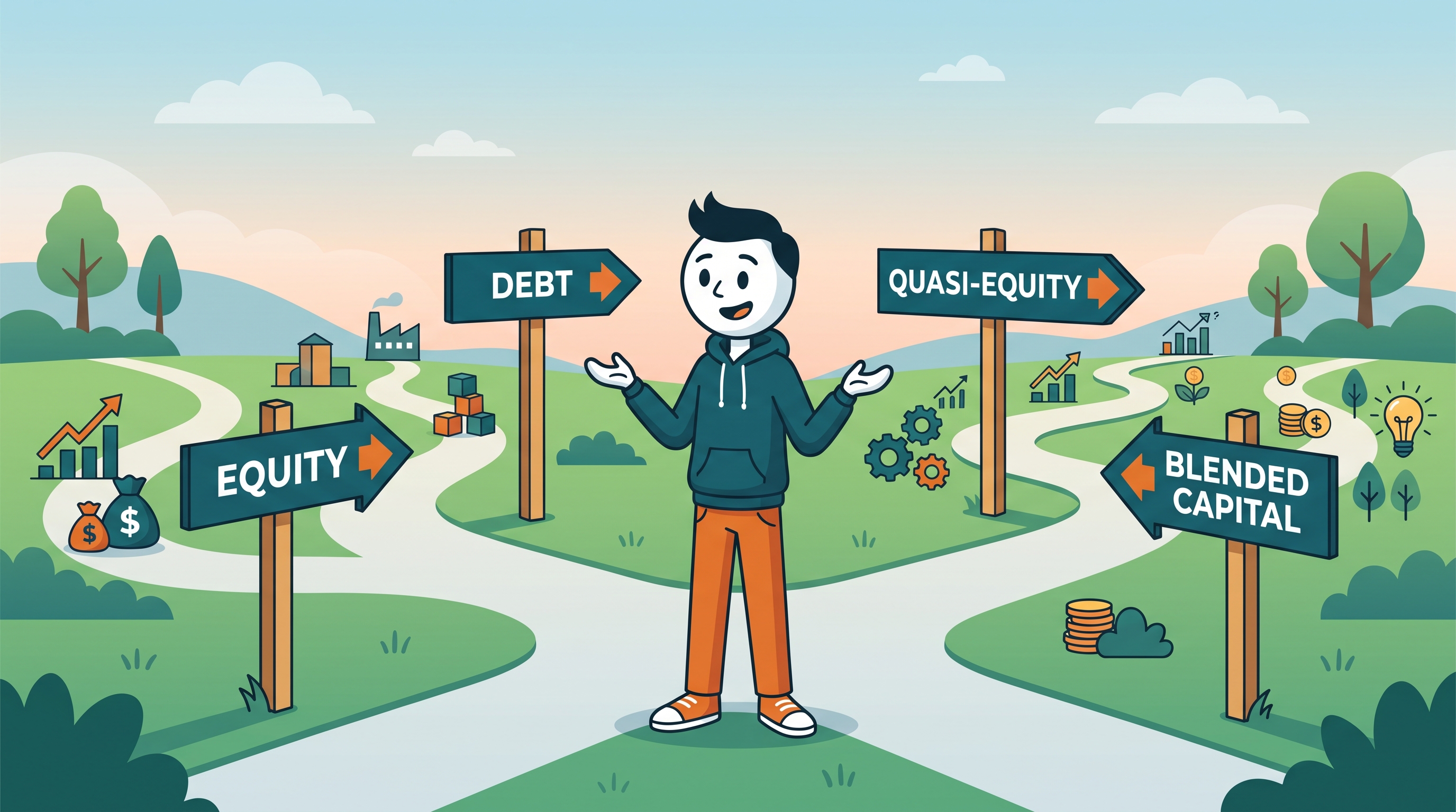 Equity vs Debt vs Quasi-Equity vs Blended Capital — Which Is Right for You?