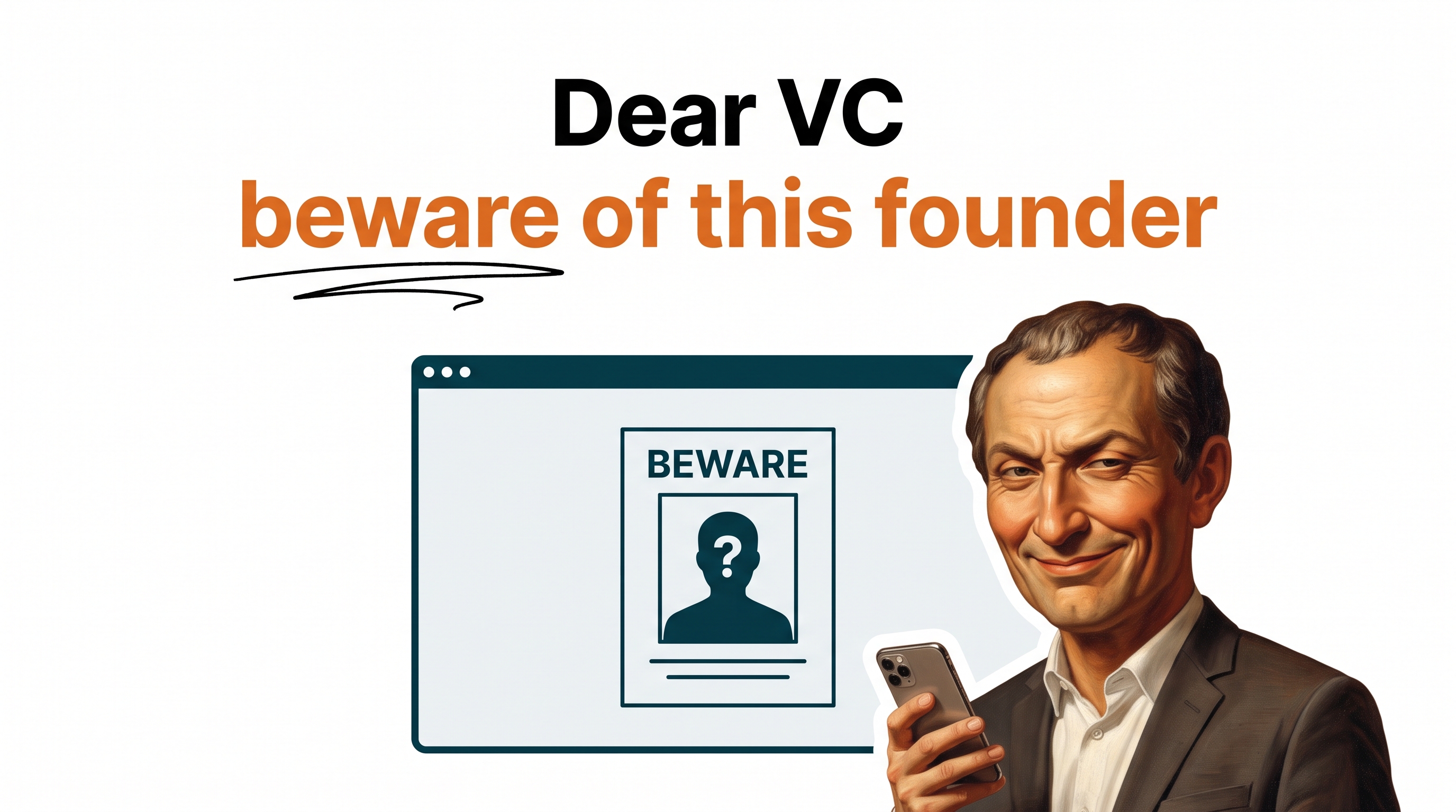 Dear VC, Be Wary of This Founder — The Seven Types of Founders That Should Make You Run